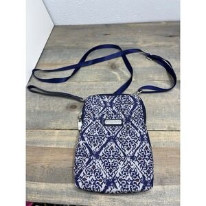 BAGGALLINI Take Two RFID BRYANT Crossbody 7.5" X 5.5" Blue Red print